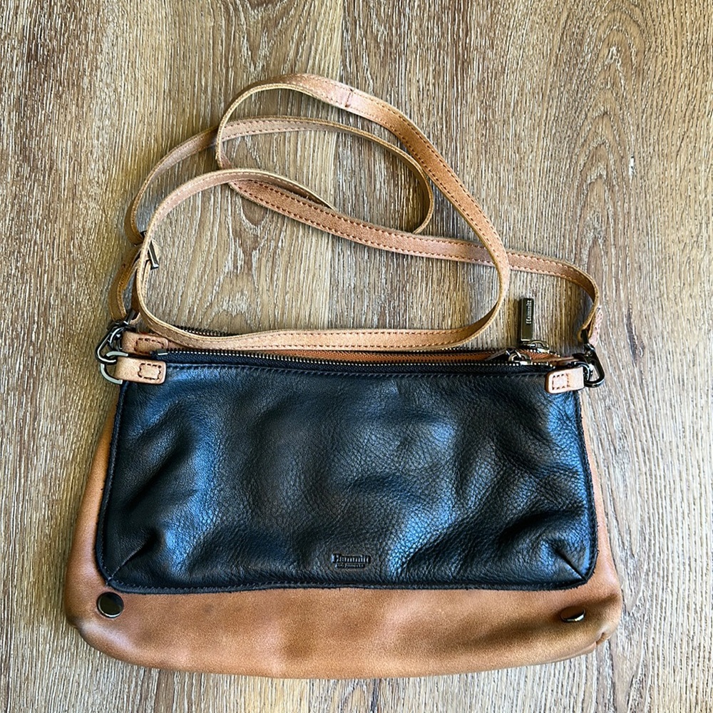 Hammitt NATHAN -Saddle/Gun metal NLA crossbody
